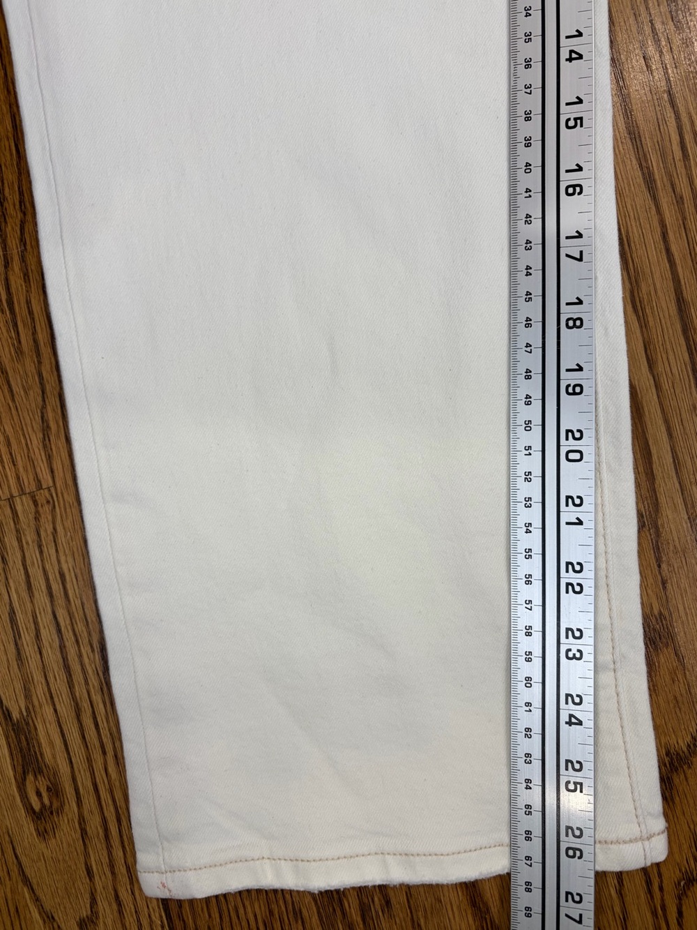 pistola Cream Wide Leg Jeans (30) - Picture 8 of 8
